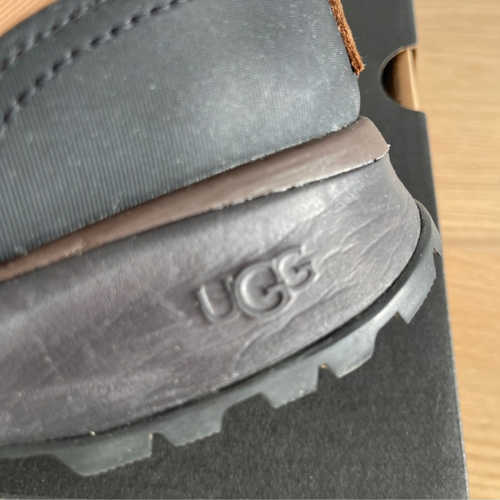 UGG boots Men's Emmett duck waterproof boot 7 brown Black Lace-Up ankle winter - Picture 7 of 12